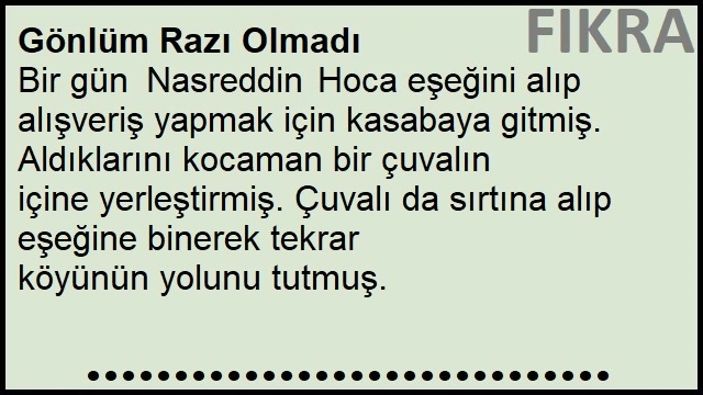 Gönlüm Razı Olmadı