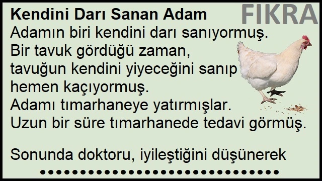 Kendini Darı Sanan Adam