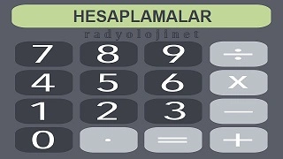 Hesaplamalar 【 Hesaplama Araçları 】