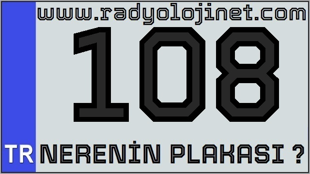 108 Nerenin Plakası ?