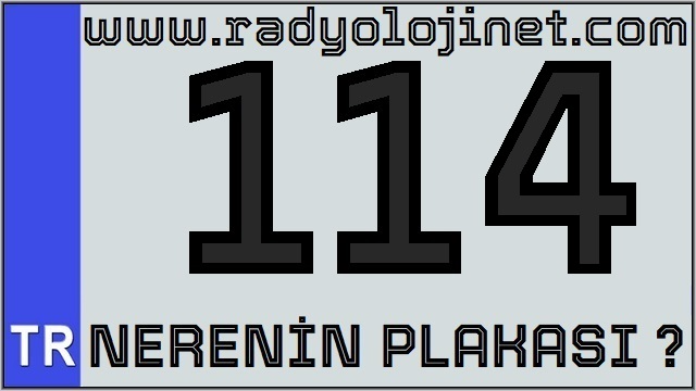 114 Nerenin Plakası ?