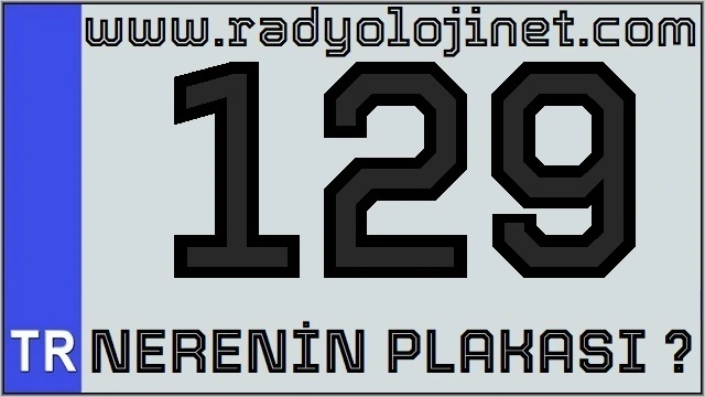 129 Nerenin Plakası ?