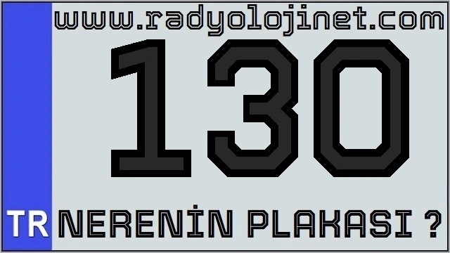 130 Nerenin Plakası ?