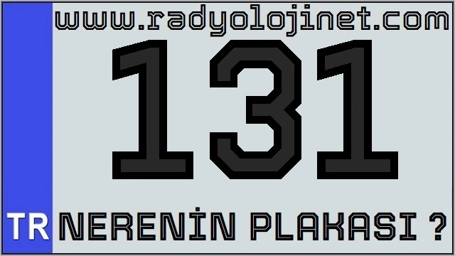 131 Nerenin Plakası ?