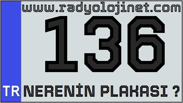 136 Nerenin Plakası ?