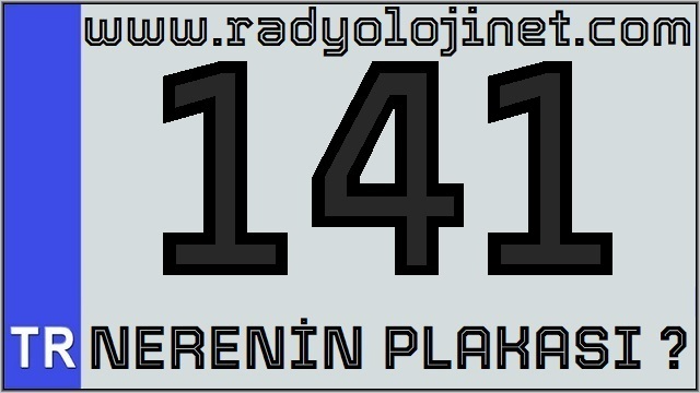 141 Nerenin Plakası ?