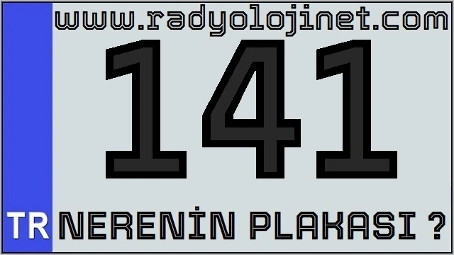 141 Nerenin Plakası ?