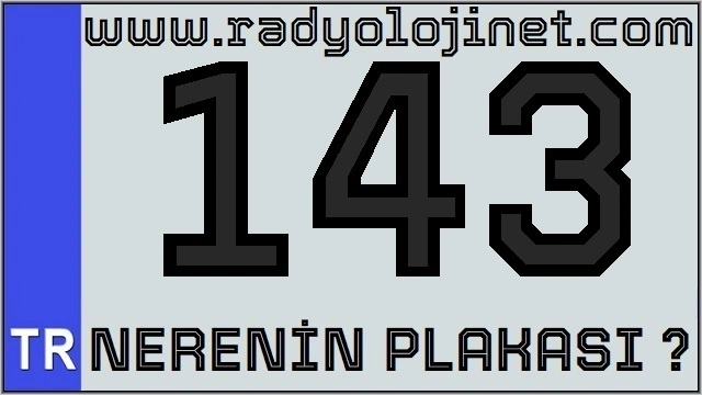 143 Nerenin Plakası ?