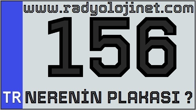 156 Nerenin Plakası ?