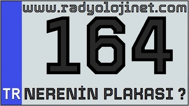 164 Nerenin Plakası ?