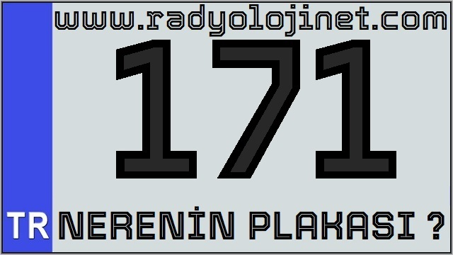 171 Nerenin Plakası ?