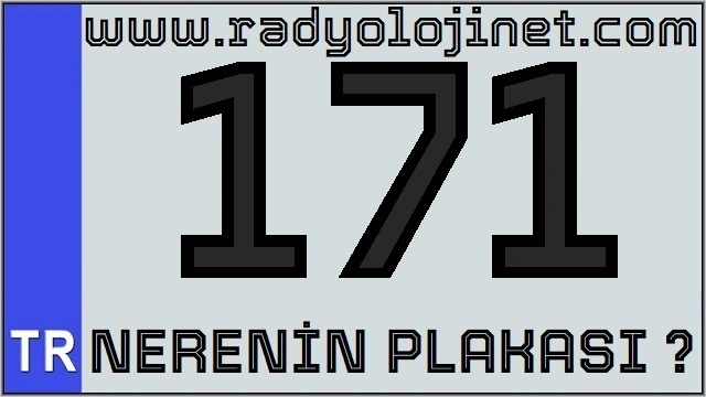 171 Nerenin Plakası ?