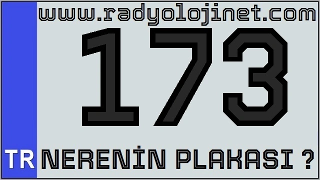 173 Nerenin Plakası ?