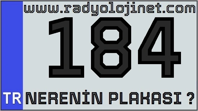 184 Nerenin Plakası ?