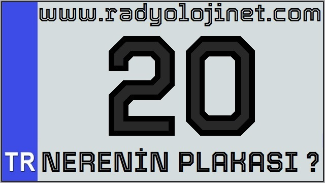 20 Nerenin Plakası ?