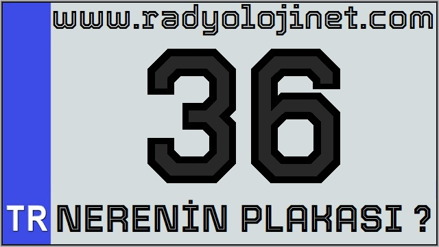 36 Nerenin Plakası ?