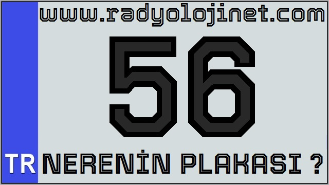 56 Nerenin Plakası ?