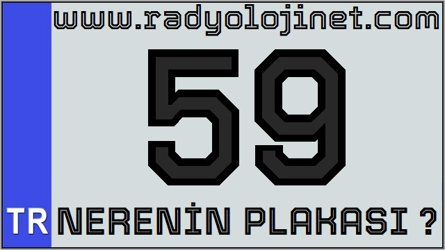 59 Nerenin Plakası ?