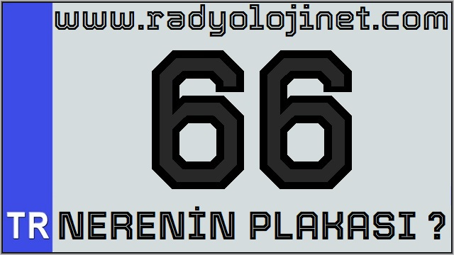 66 Nerenin Plakası ?