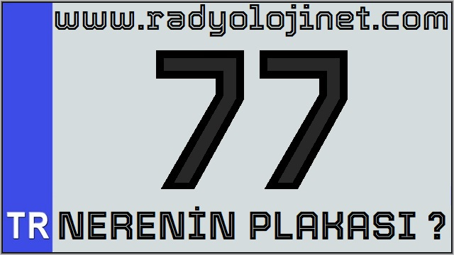 77 Nerenin Plakası ?