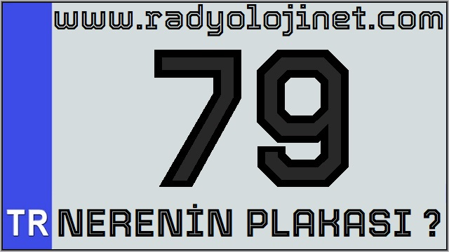 79 Nerenin Plakası ?