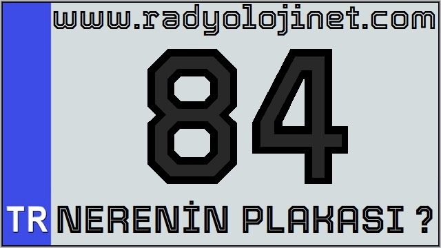 84 Nerenin Plakası ?