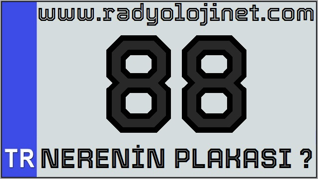 88 Nerenin Plakası ?