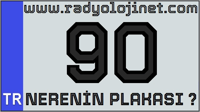 90 Nerenin Plakası ?