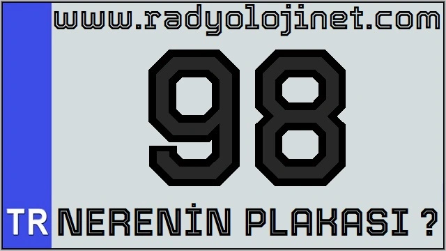 98 Nerenin Plakası ?