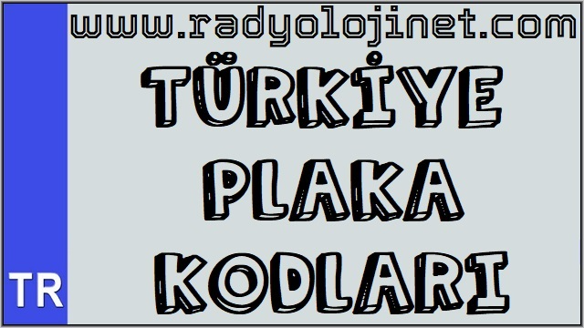 Türkiye Plaka Kodları